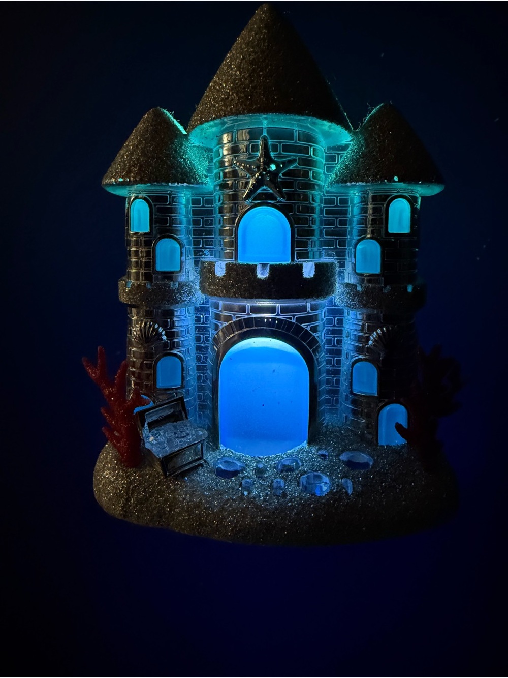 Bath & Body Works Blue Lighted Castle Wall Decor